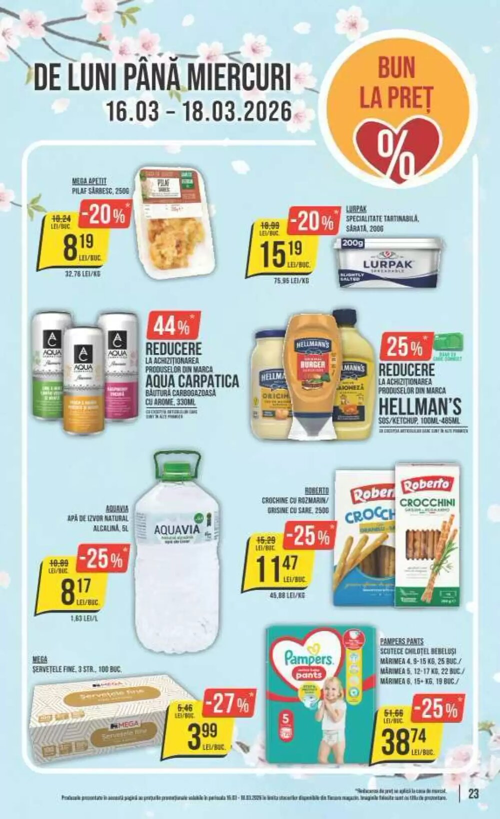 Catalogul cu oferte Mega Image valabil de la 12.03.2026 - Pagina 23.