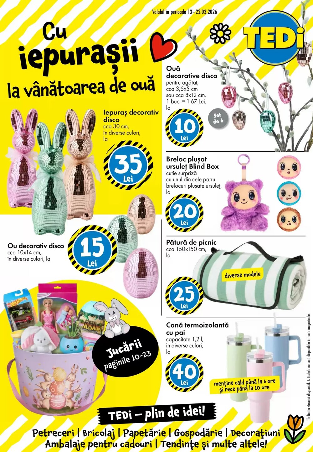 Catalogul cu oferte TEDI valabil de la 13.03.2026 - Pagina 1.
