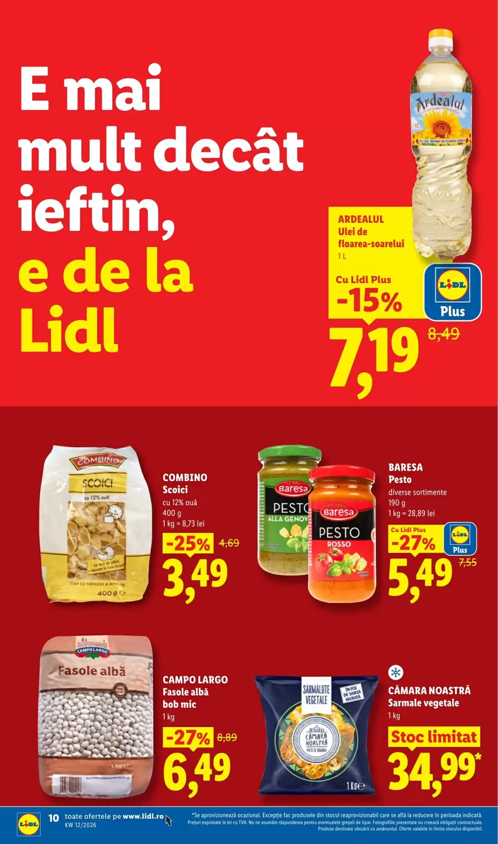 Catalogul cu oferte Lidl valabil de la 16.03.2026 - Pagina 10.