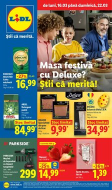 Catalogul cu oferte Lidl valabil de la 16.03.2026
