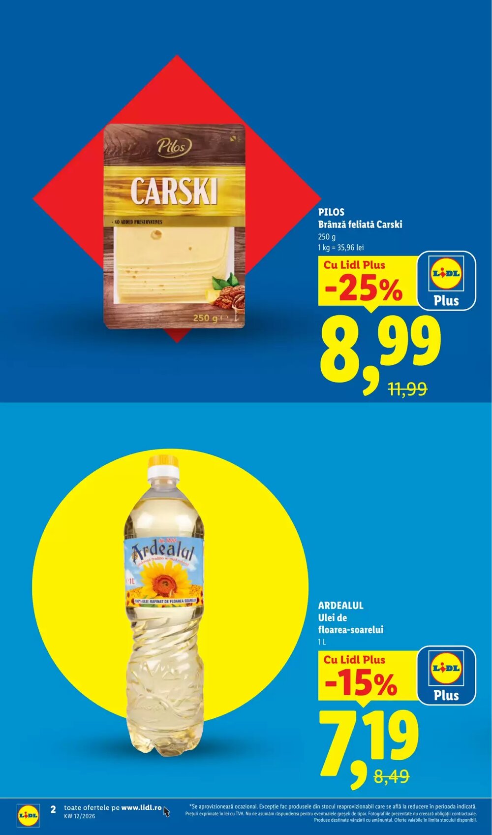 Catalogul cu oferte Lidl valabil de la 16.03.2026 - Pagina 2.