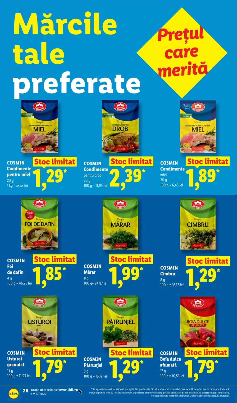Catalogul cu oferte Lidl valabil de la 16.03.2026 - Pagina 26.