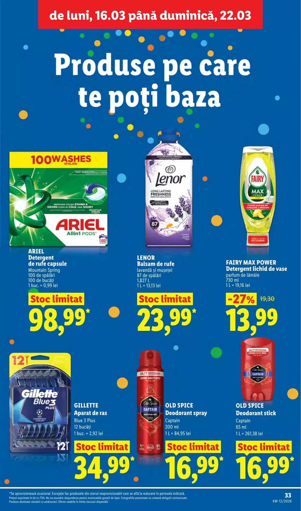 Catalogul cu oferte Lidl valabil de la 16.03.2026 - Pagina 33.
