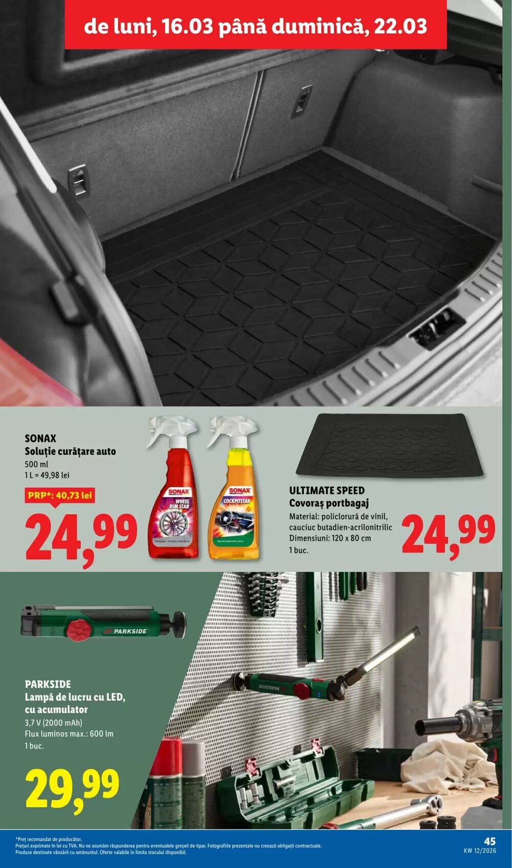 Catalogul cu oferte Lidl valabil de la 16.03.2026 - Pagina 45.