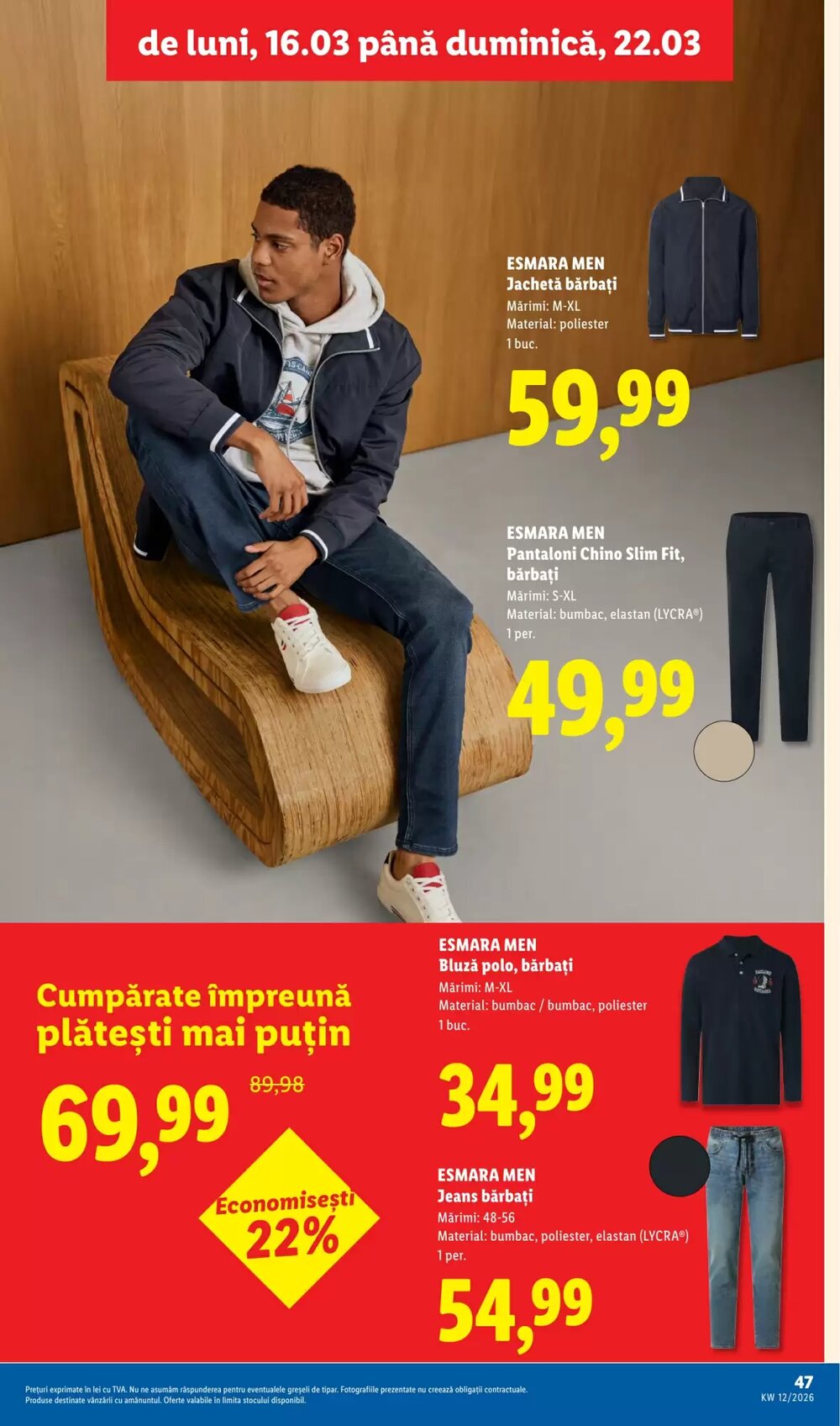 Catalogul cu oferte Lidl valabil de la 16.03.2026 - Pagina 47.