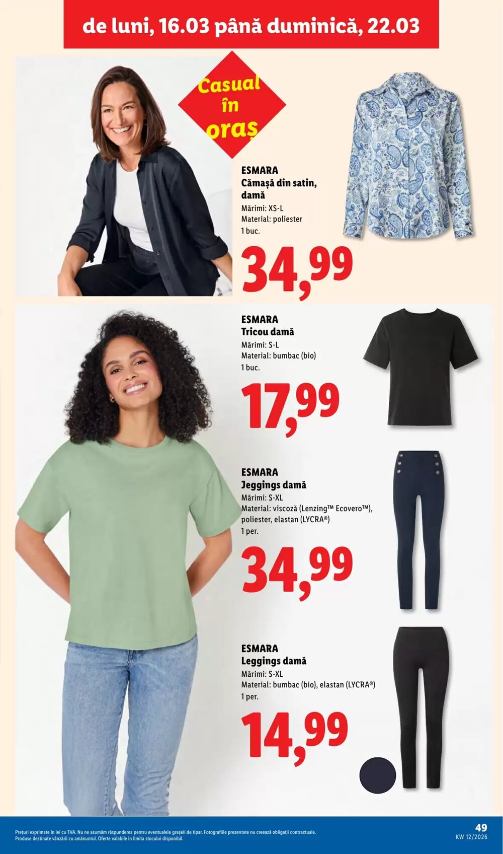 Catalogul cu oferte Lidl valabil de la 16.03.2026 - Pagina 49.