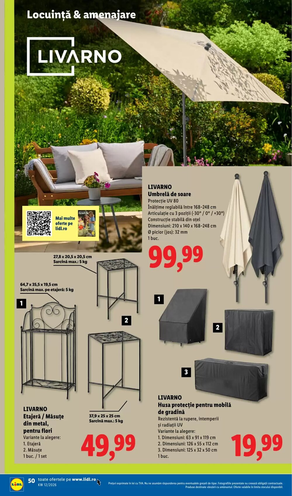 Catalogul cu oferte Lidl valabil de la 16.03.2026 - Pagina 50.