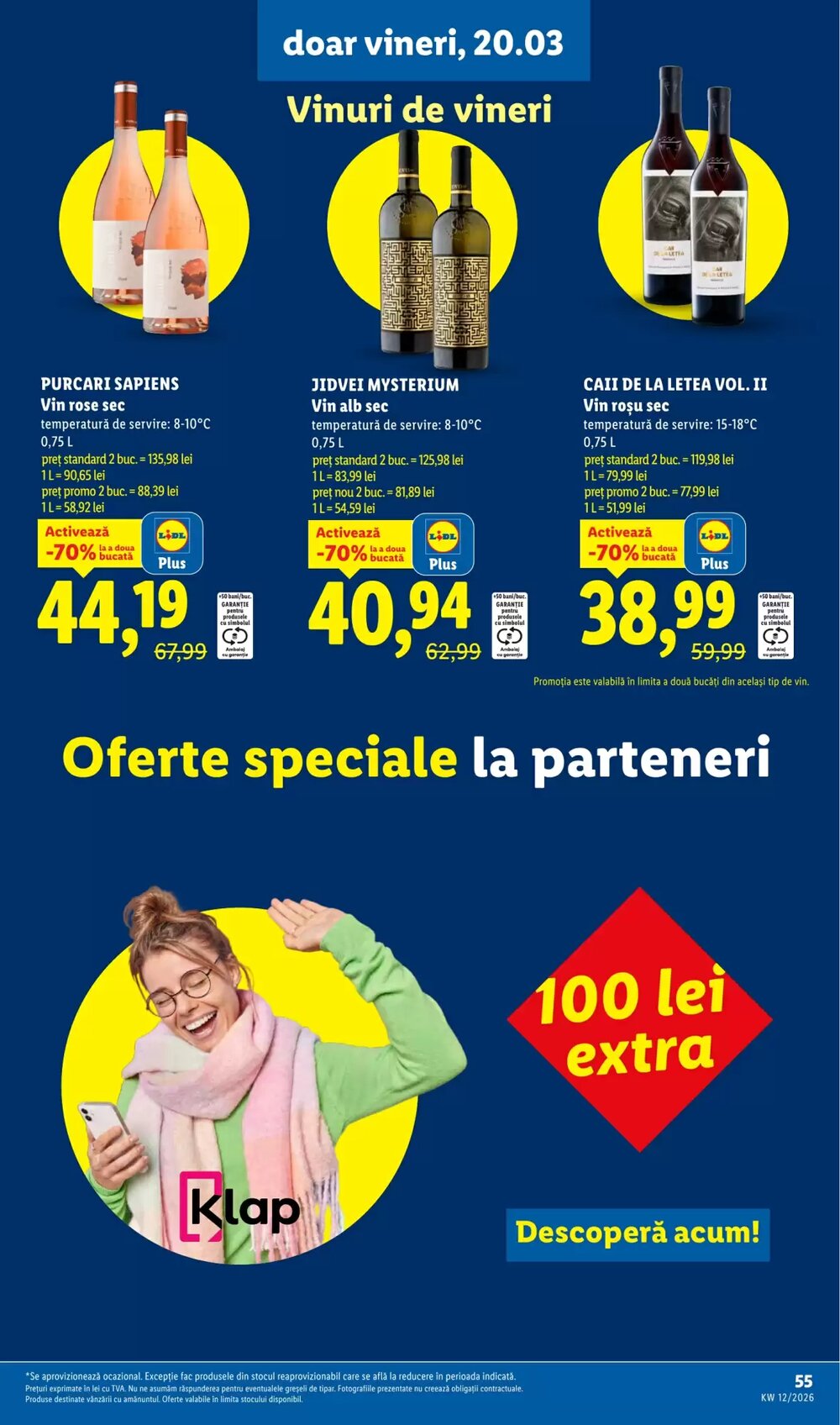 Catalogul cu oferte Lidl valabil de la 16.03.2026 - Pagina 55.