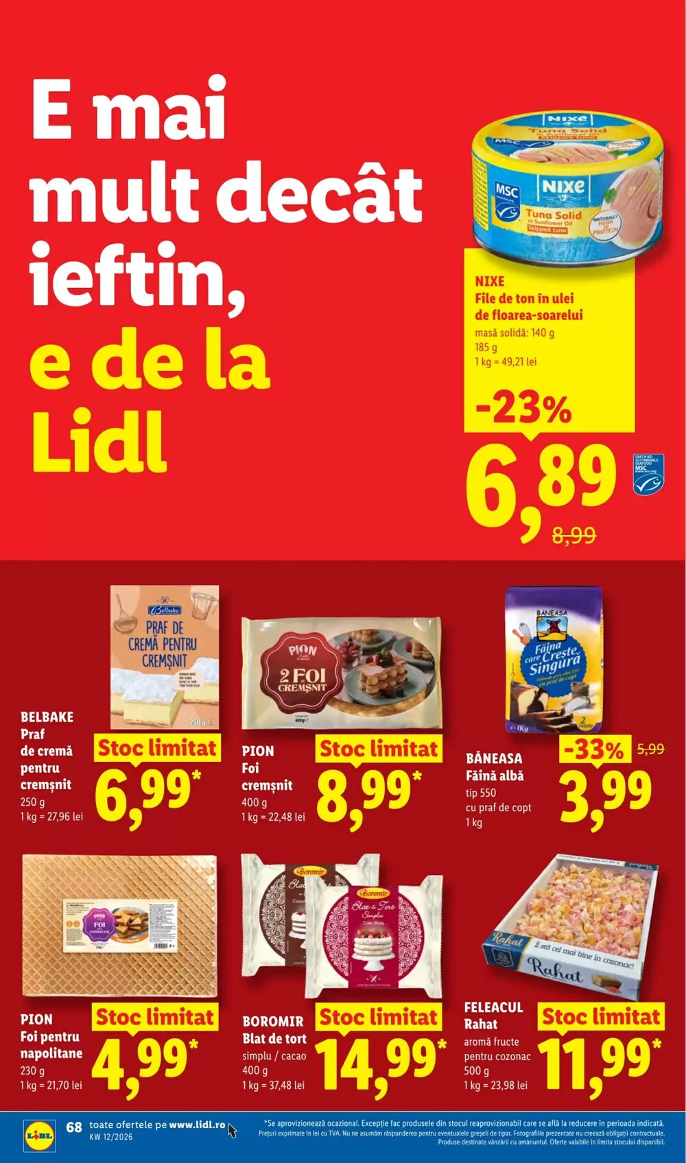 Catalogul cu oferte Lidl valabil de la 16.03.2026 - Pagina 68.