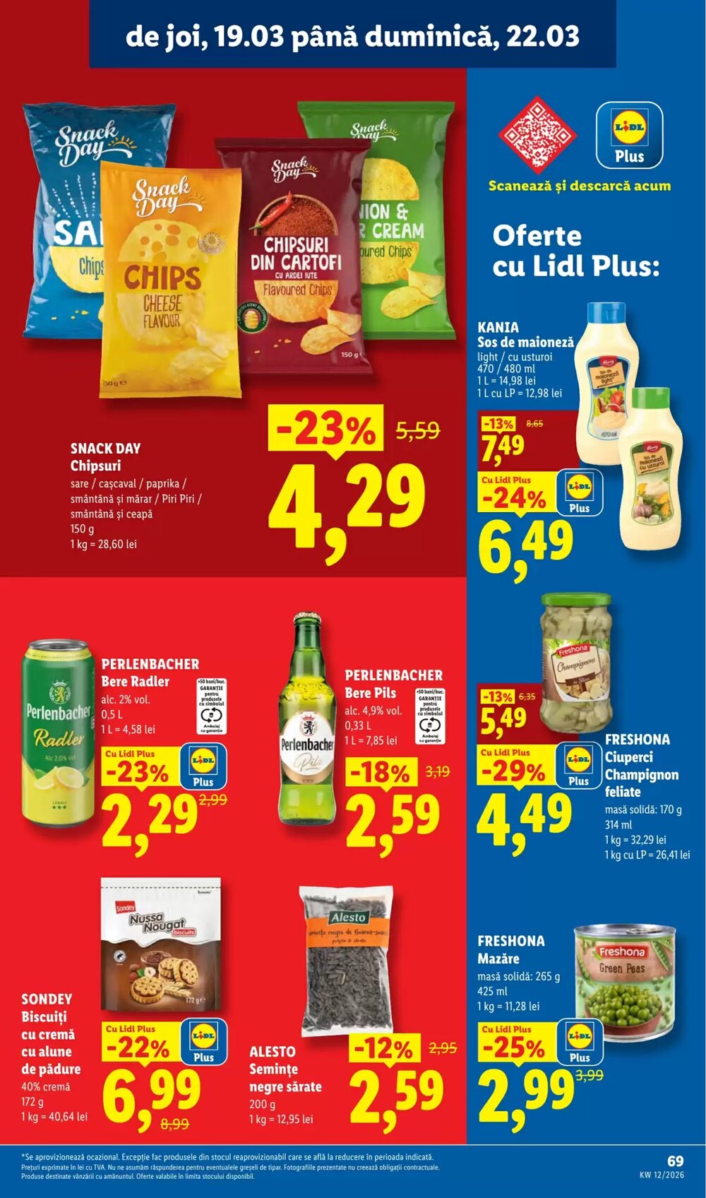 Catalogul cu oferte Lidl valabil de la 16.03.2026 - Pagina 69.