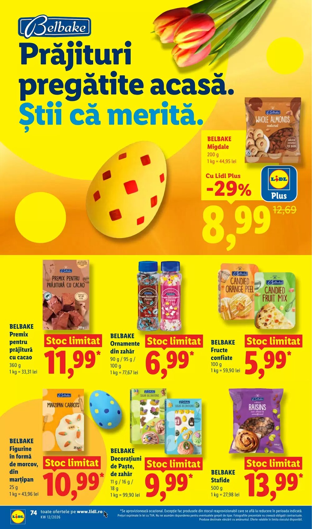 Catalogul cu oferte Lidl valabil de la 16.03.2026 - Pagina 74.
