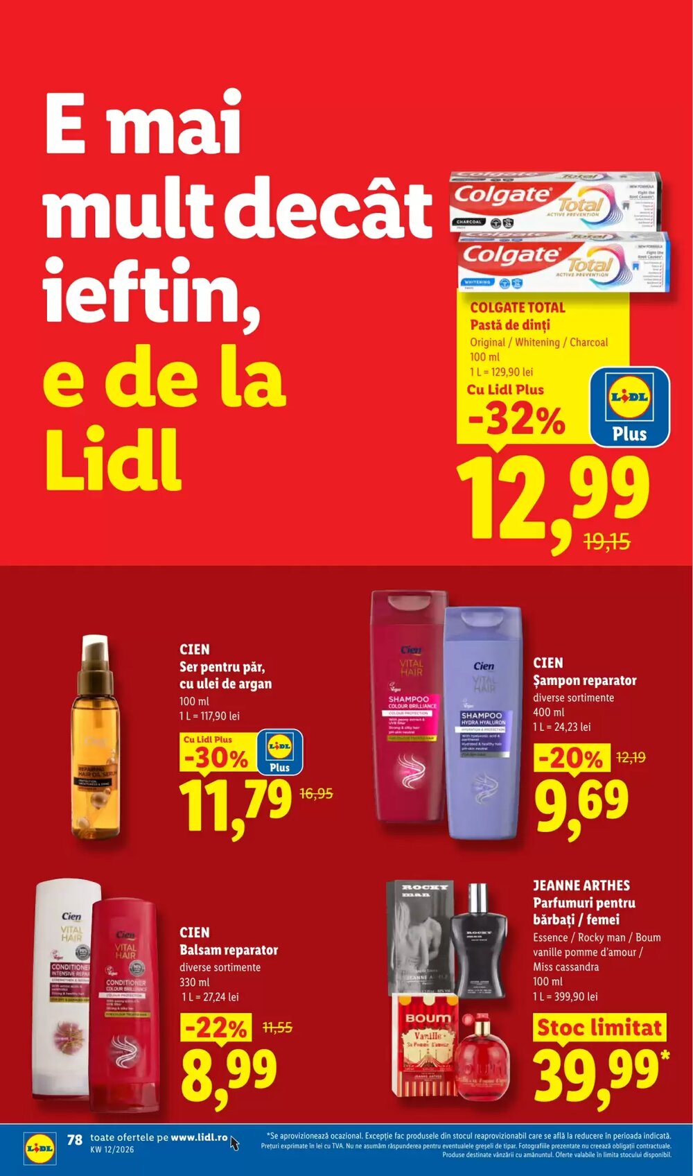 Catalogul cu oferte Lidl valabil de la 16.03.2026 - Pagina 78.