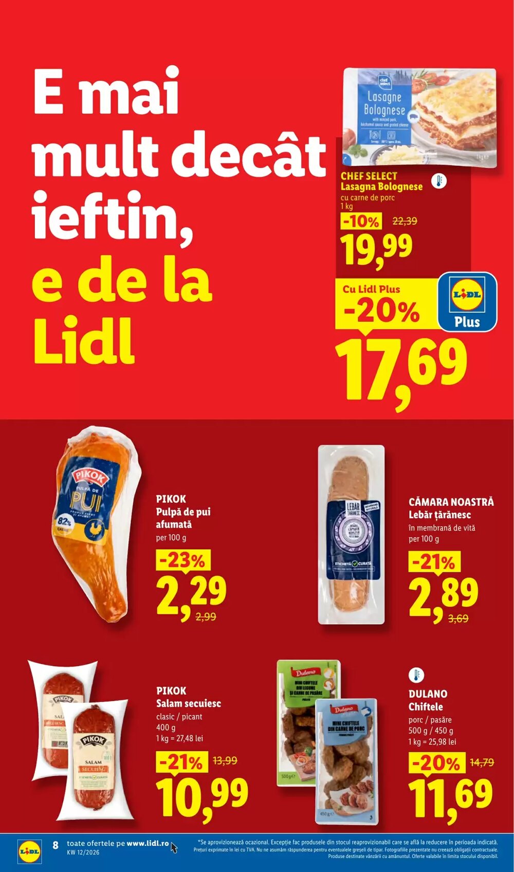 Catalogul cu oferte Lidl valabil de la 16.03.2026 - Pagina 8.
