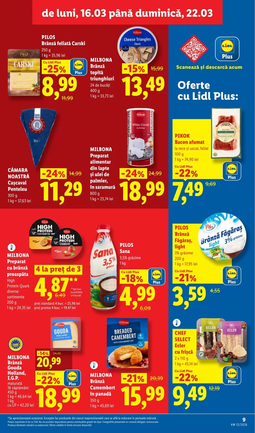 Catalogul cu oferte Lidl valabil de la 16.03.2026 - Pagina 9.