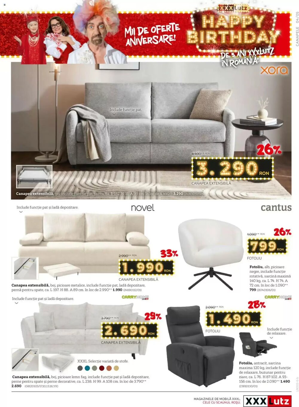 Catalogul cu oferte XXXLutz valabil de la 16.03.2026 - Pagina 5.