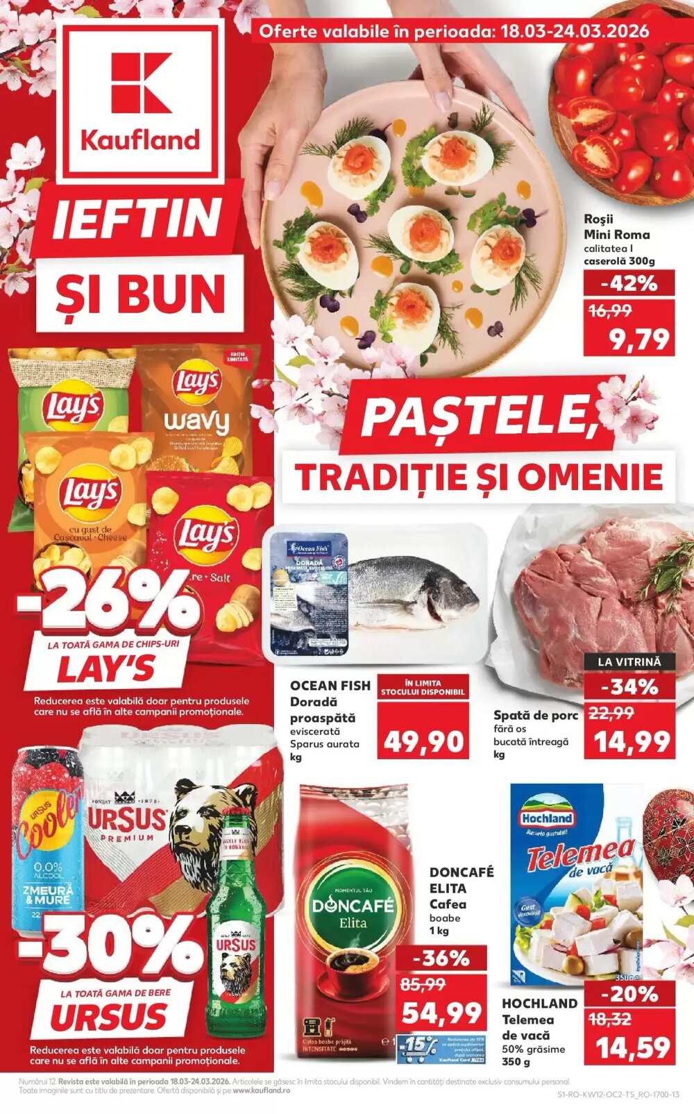 Catalogul cu oferte Kaufland valabil de la 18.03.2026 - Pagina 1.