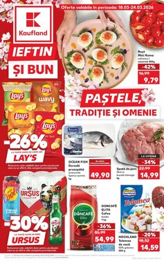 Catalogul cu oferte Kaufland valabil de la 18.03.2026