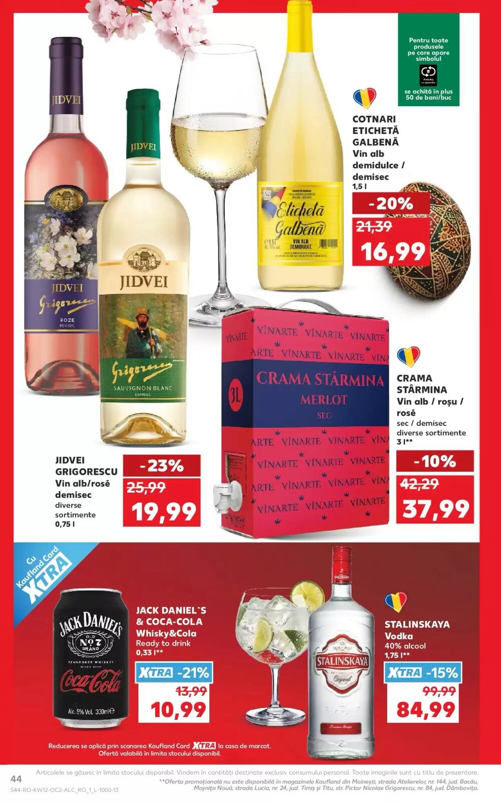 Catalogul cu oferte Kaufland valabil de la 18.03.2026 - Pagina 44.