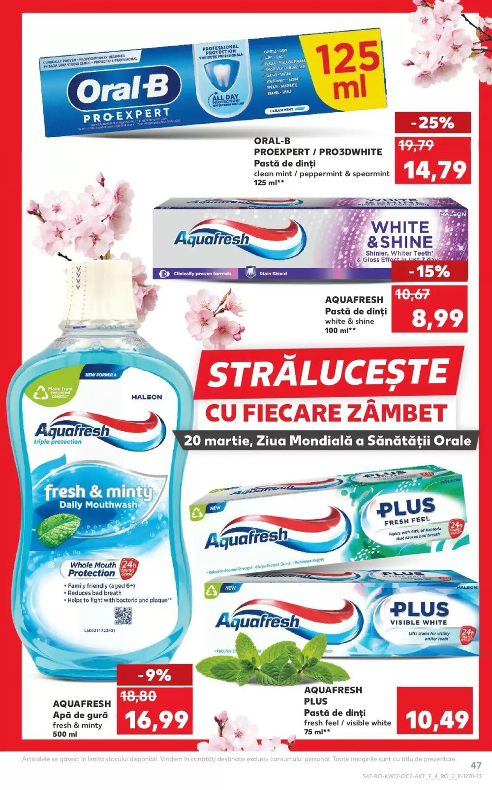 Catalogul cu oferte Kaufland valabil de la 18.03.2026 - Pagina 47.