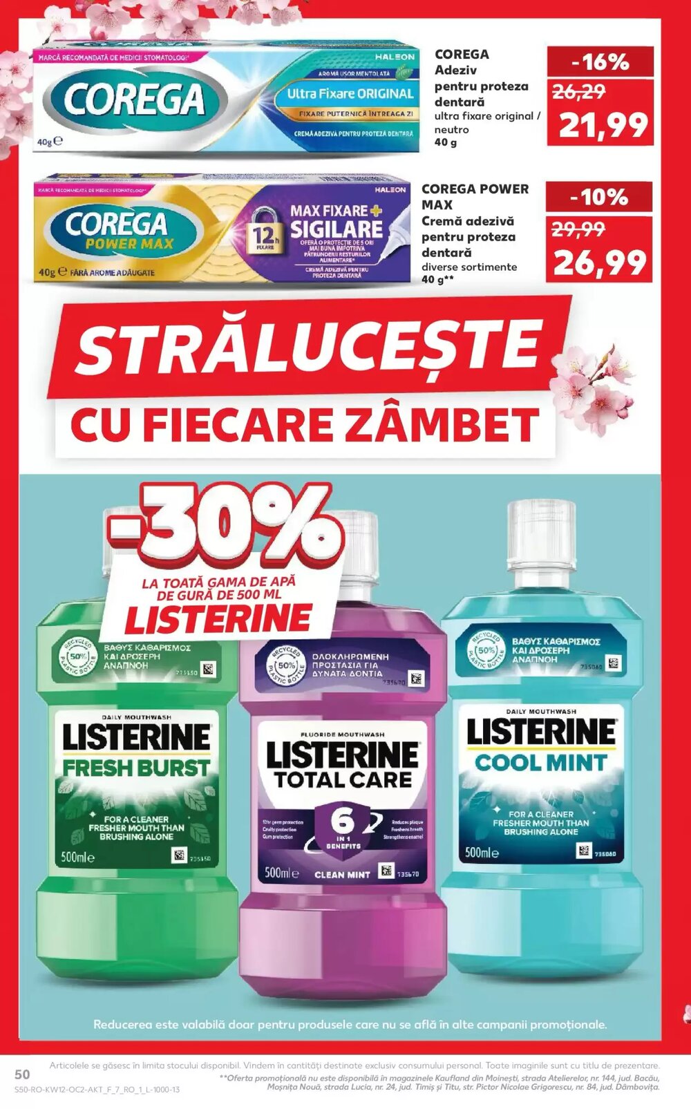 Catalogul cu oferte Kaufland valabil de la 18.03.2026 - Pagina 50.