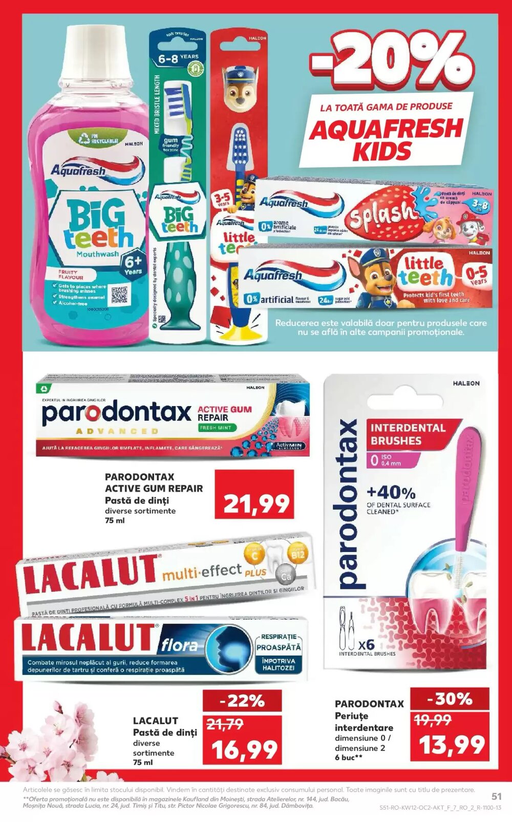 Catalogul cu oferte Kaufland valabil de la 18.03.2026 - Pagina 51.