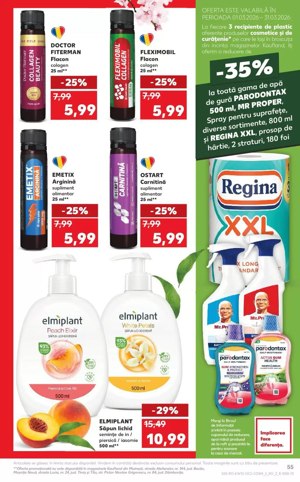 Catalogul cu oferte Kaufland valabil de la 18.03.2026 - Pagina 55.