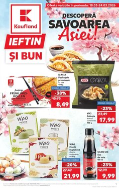 Catalogul cu oferte Kaufland valabil de la 18.03.2026