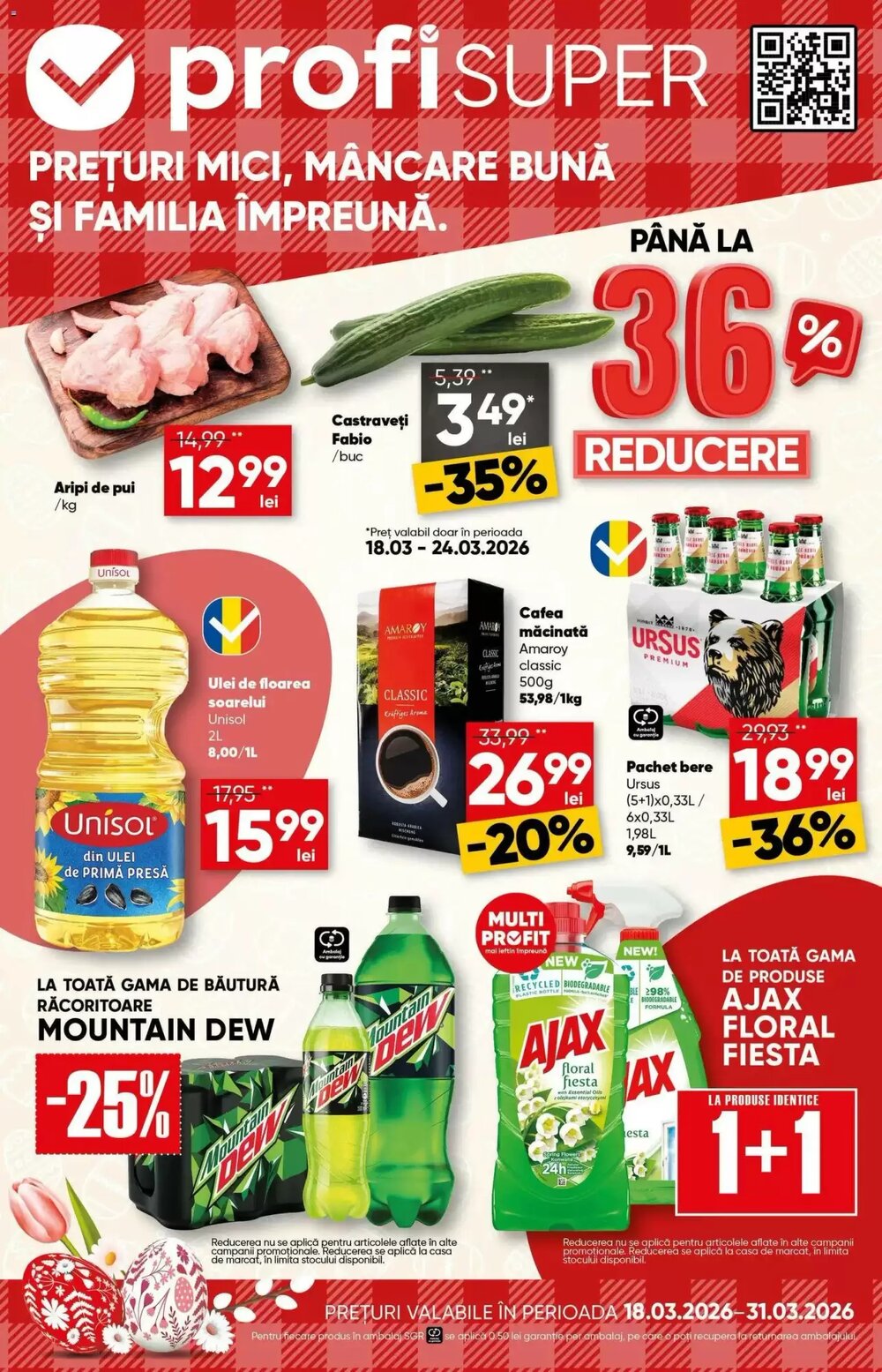 Catalogul cu oferte PROFI valabil de la 18.03.2026 - Pagina 1.
