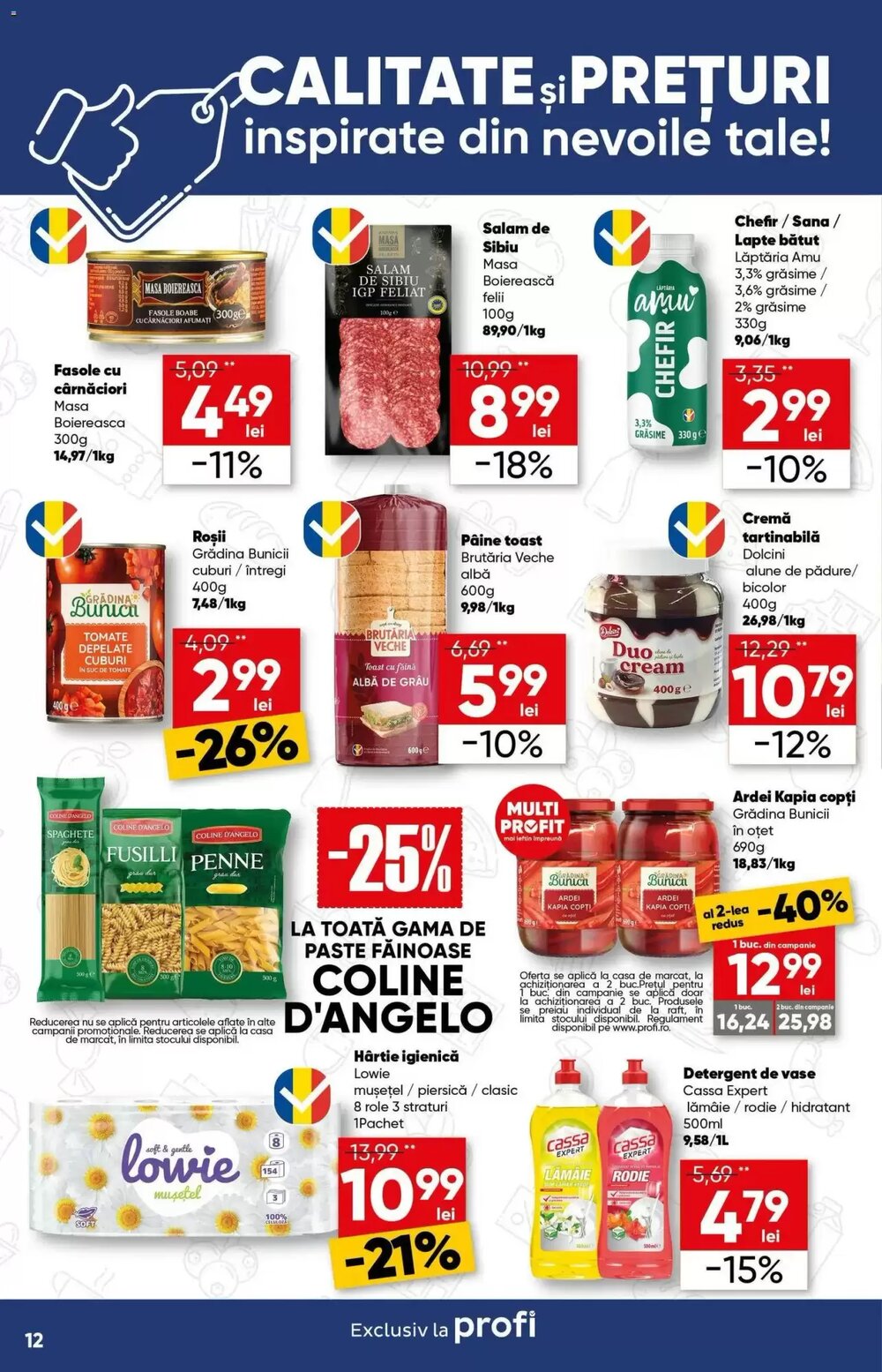 Catalogul cu oferte PROFI valabil de la 18.03.2026 - Pagina 12.