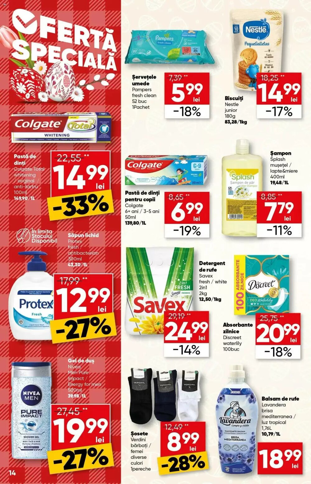 Catalogul cu oferte PROFI valabil de la 18.03.2026 - Pagina 14.