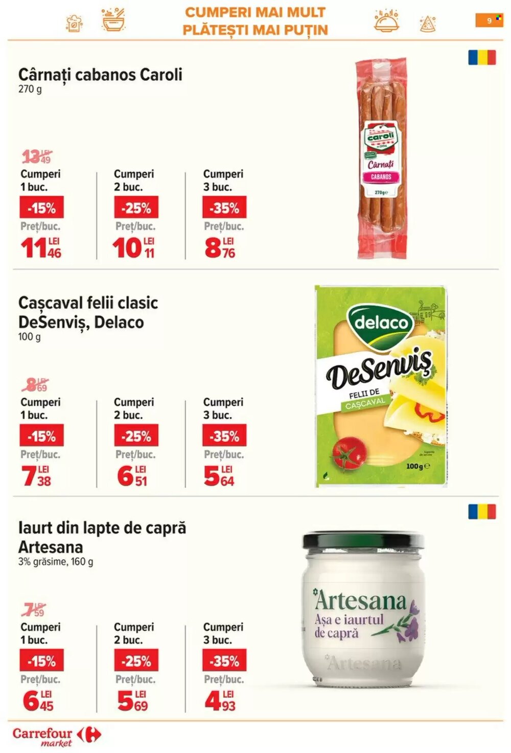 Catalogul cu oferte Carrefour Market valabil de la 18.03.2026 - Pagina 12.