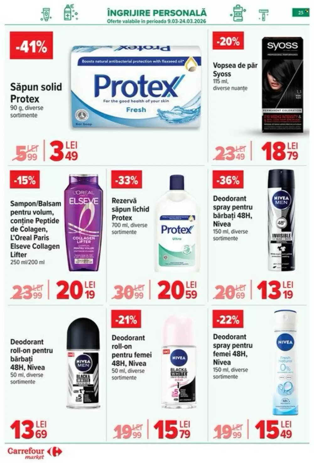 Catalogul cu oferte Carrefour Market valabil de la 18.03.2026 - Pagina 28.
