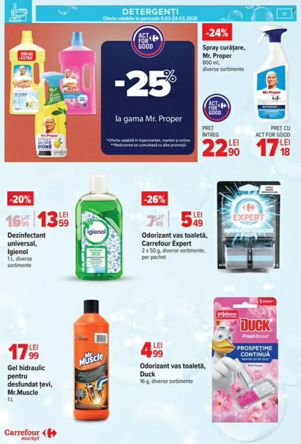 Catalogul cu oferte Carrefour Market valabil de la 18.03.2026 - Pagina 38.