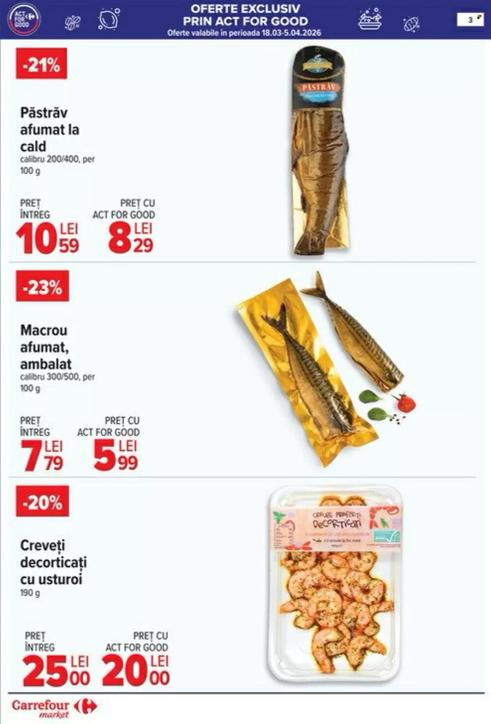 Catalogul cu oferte Carrefour Market valabil de la 18.03.2026 - Pagina 6.