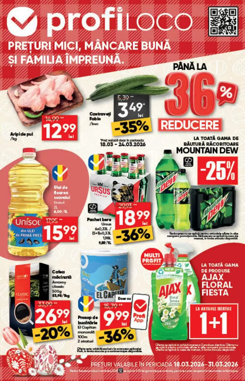 Catalogul cu oferte PROFI valabil de la 18.03.2026 - Pagina 1.