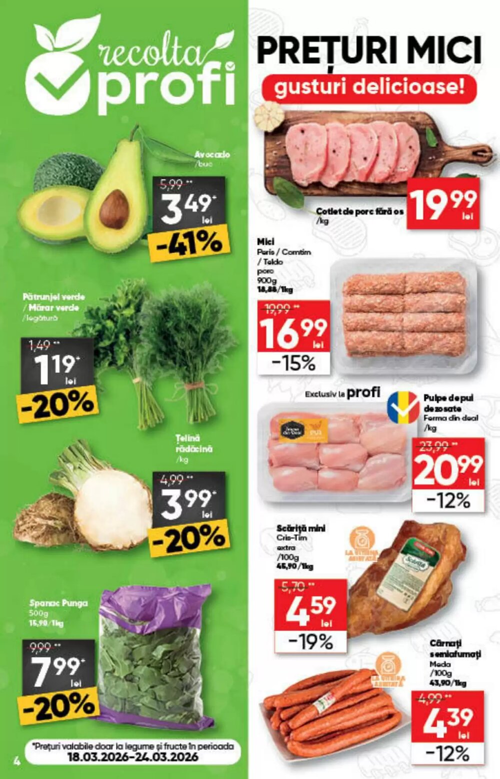 Catalogul cu oferte PROFI valabil de la 18.03.2026 - Pagina 4.