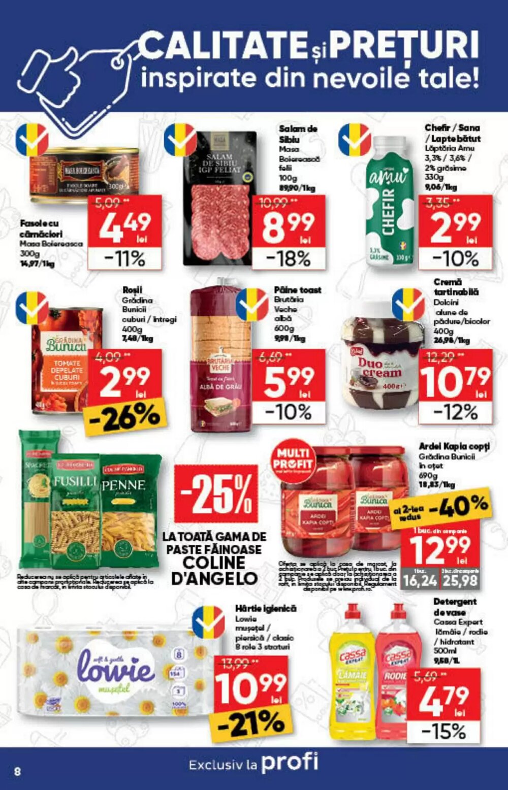 Catalogul cu oferte PROFI valabil de la 18.03.2026 - Pagina 8.