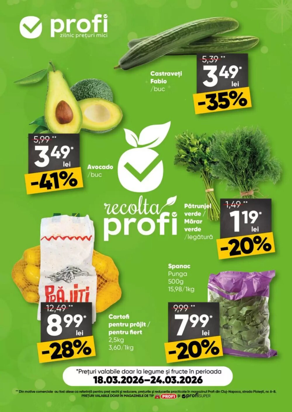 Catalogul cu oferte PROFI valabil de la 18.03.2026 - Pagina 1.
