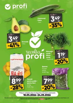 Catalogul cu oferte PROFI valabil de la 18.03.2026