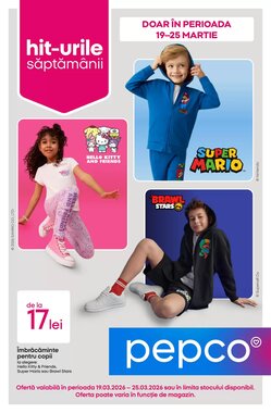 Catalogul cu oferte Pepco valabil de la 19.03.2026