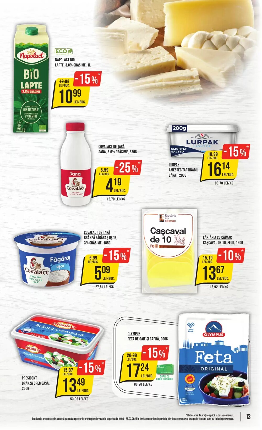 Catalogul cu oferte Mega Image valabil de la 19.03.2026 - Pagina 13.