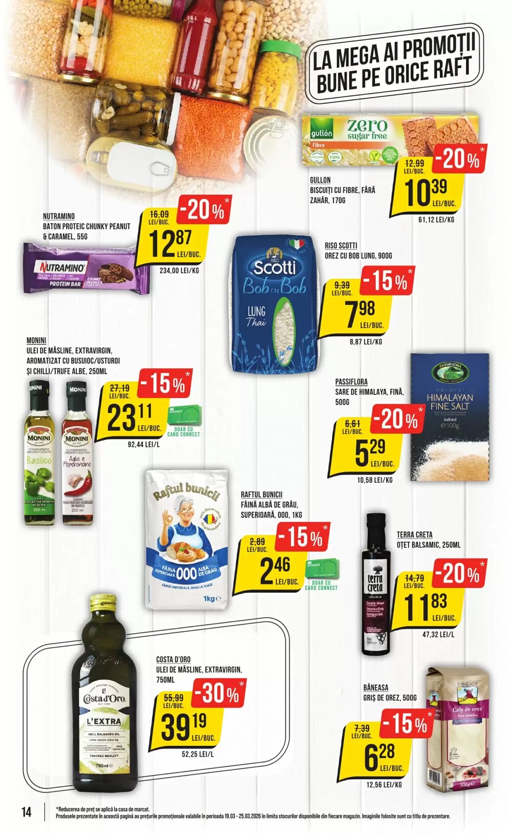 Catalogul cu oferte Mega Image valabil de la 19.03.2026 - Pagina 14.
