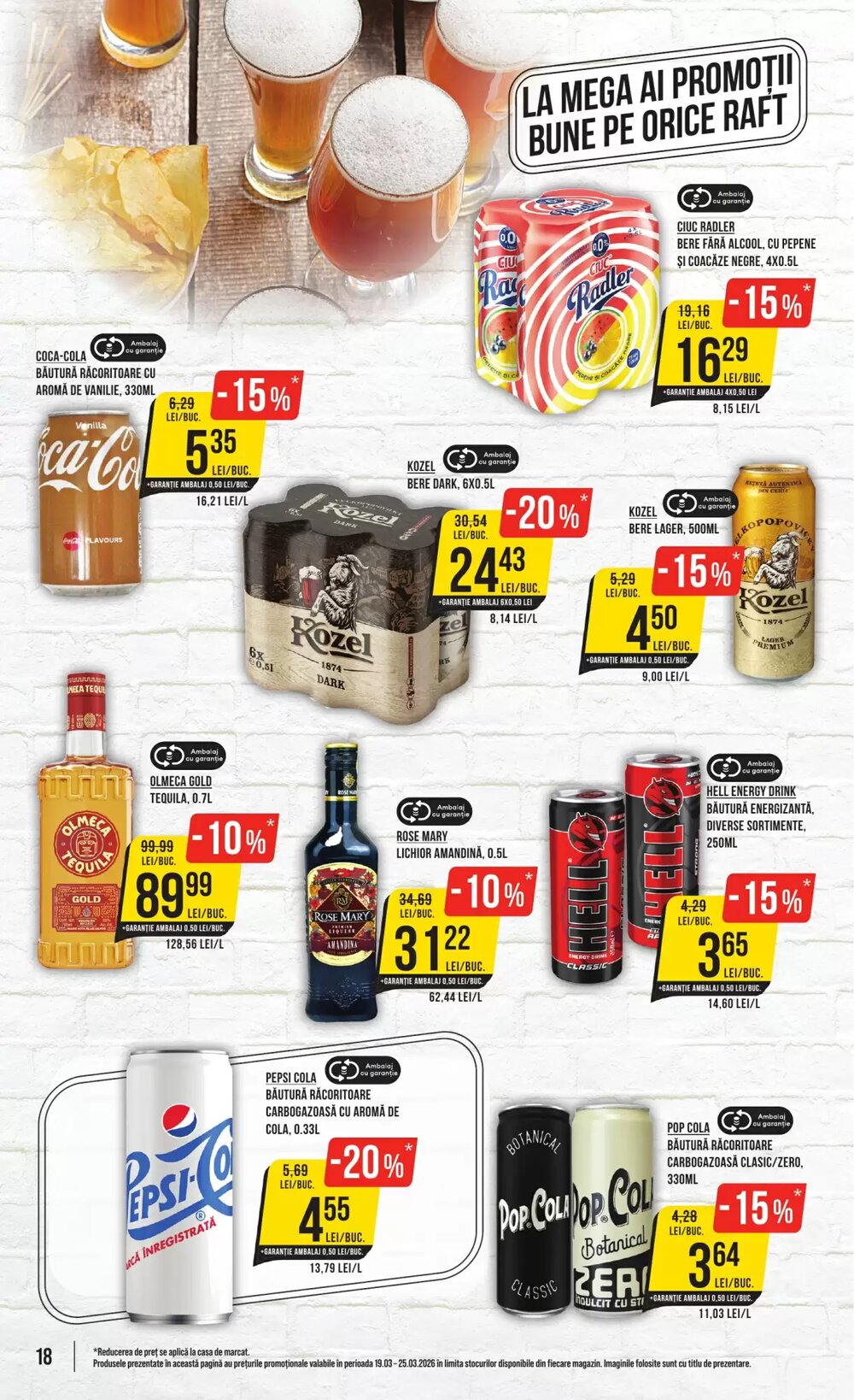 Catalogul cu oferte Mega Image valabil de la 19.03.2026 - Pagina 18.