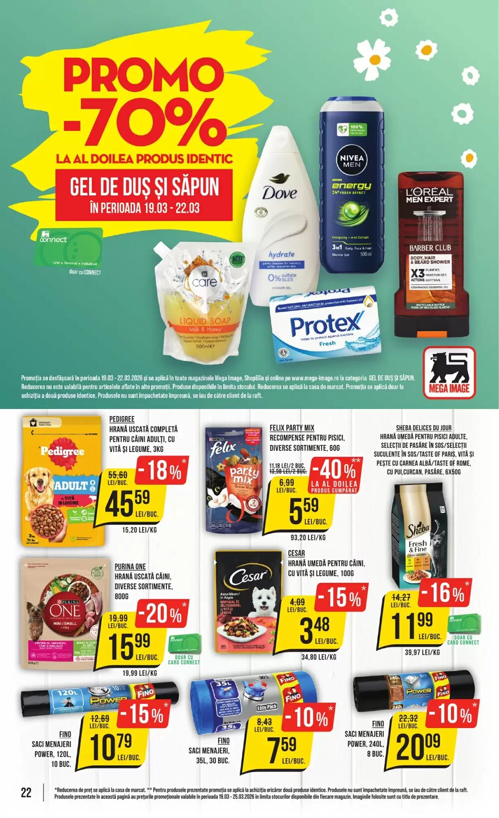 Catalogul cu oferte Mega Image valabil de la 19.03.2026 - Pagina 22.