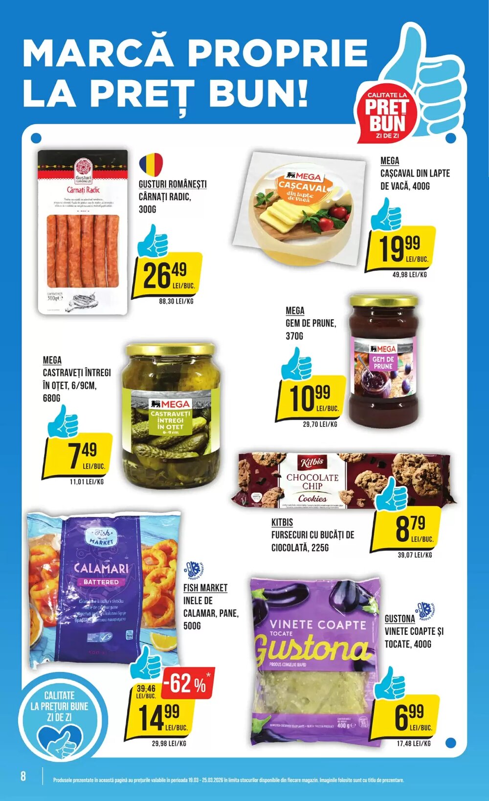 Catalogul cu oferte Mega Image valabil de la 19.03.2026 - Pagina 8.