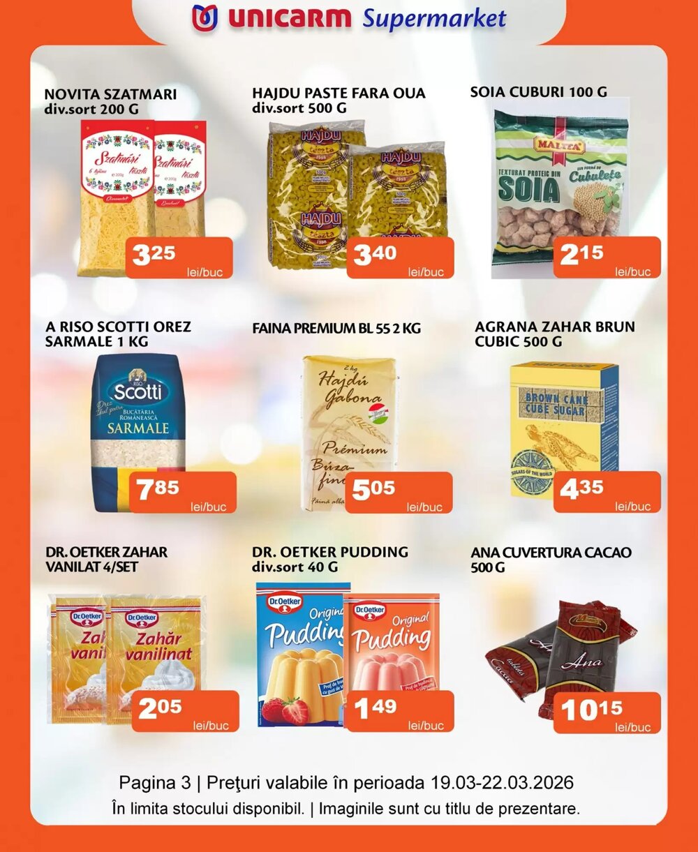 Catalogul cu oferte Unicarm valabil de la 19.03.2026 - Pagina 3.