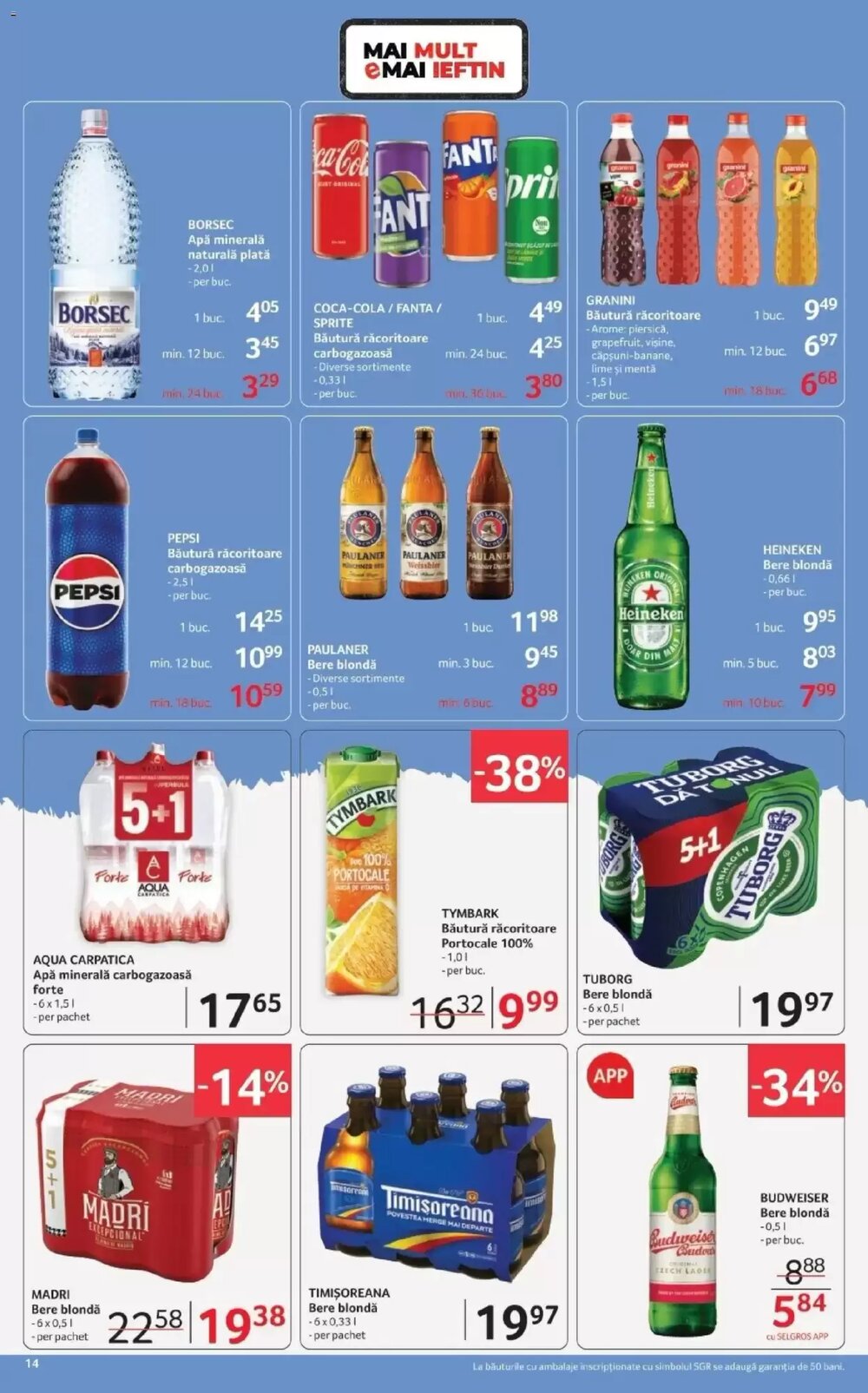 Catalogul cu oferte Selgros valabil de la 19.03.2026 - Pagina 14.