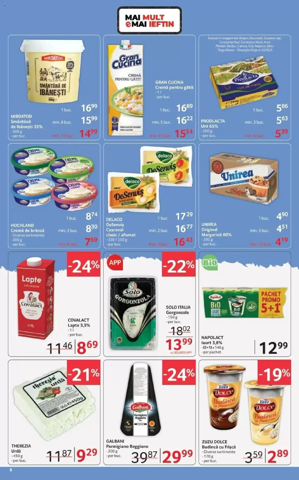Catalogul cu oferte Selgros valabil de la 19.03.2026 - Pagina 8.