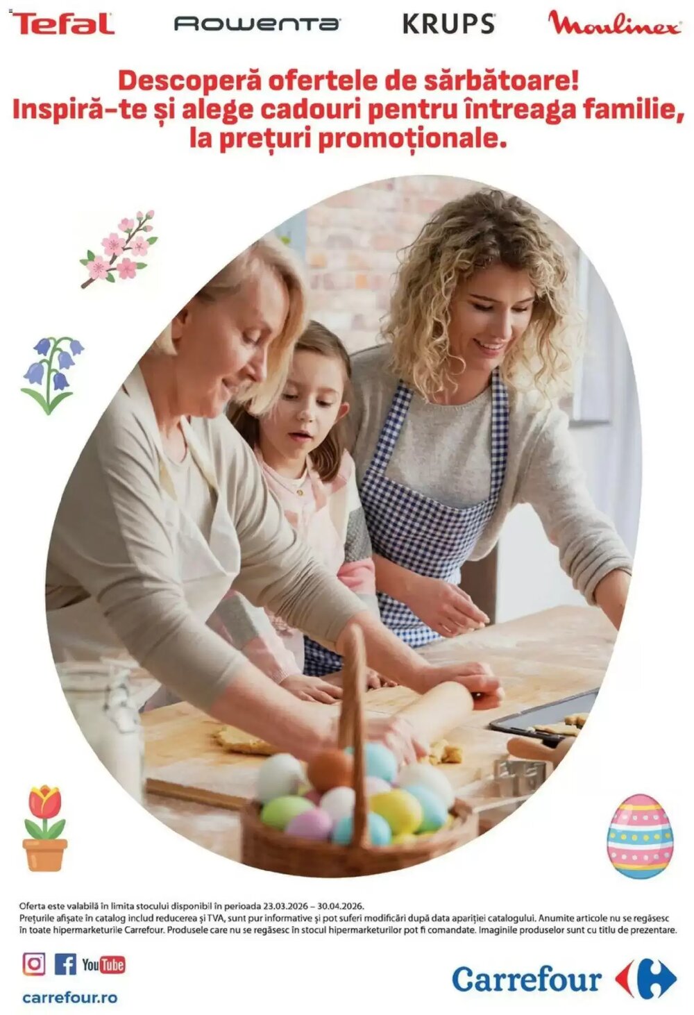 Catalogul cu oferte Carrefour valabil de la 22.03.2026 - Pagina 1.