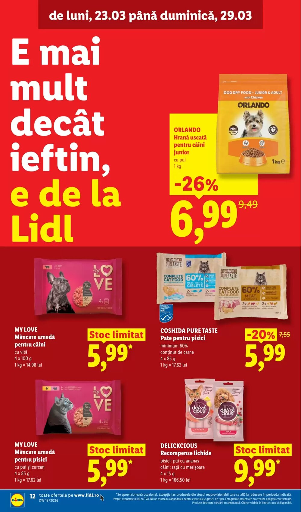 Catalogul cu oferte Lidl valabil de la 23.03.2026 - Pagina 12.